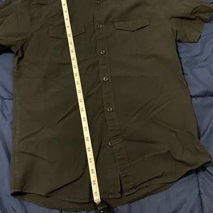 Express slim fit pocket shirt - Black Sz Small